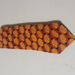 Men's Parquet Basketball Necktie orange